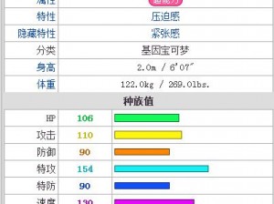 口袋妖怪复刻超梦Y种族值深度解析：种族值与实战能力的完美结合