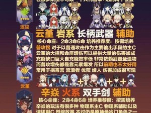 原神3.4版本自选四星角色一览：详细解析新版本新增角色特性与选择攻略