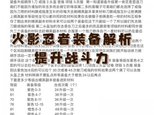 火影忍者手游忍者羁绊深度解析与冒险闯关攻略：策略至上，技能组合制胜之道