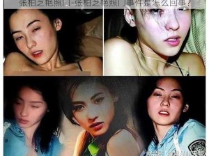 张柏芝艳照门-张柏芝艳照门事件是怎么回事？