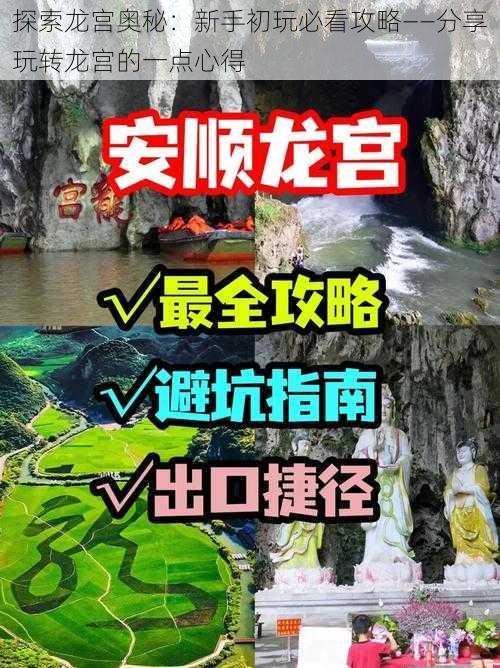 探索龙宫奥秘：新手初玩必看攻略——分享玩转龙宫的一点心得