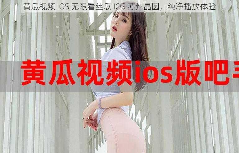 黄瓜视频 IOS 无限看丝瓜 IOS 苏州晶圆，纯净播放体验