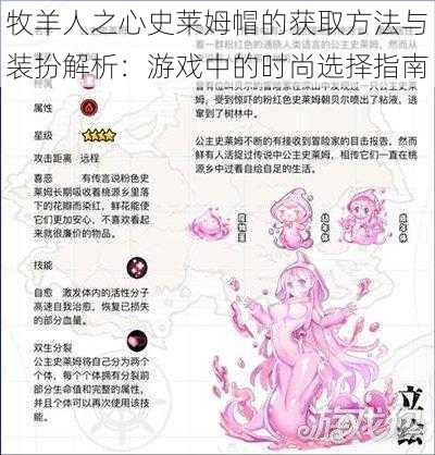 牧羊人之心史莱姆帽的获取方法与装扮解析：游戏中的时尚选择指南