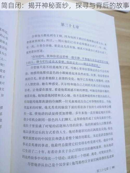 简自闭：揭开神秘面纱，探寻与背后的故事