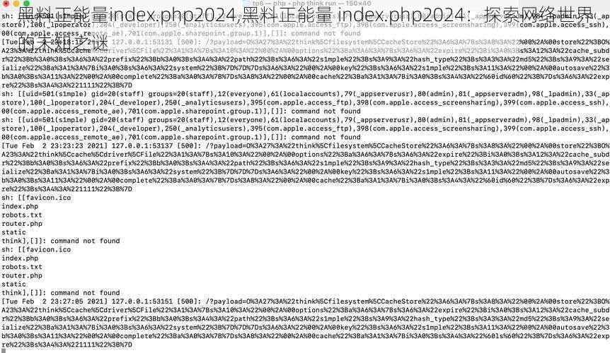 黑料正能量index.php2024,黑料正能量 index.php2024：探索网络世界的未知之谜