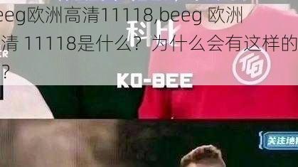 beeg欧洲高清11118,beeg 欧洲高清 11118是什么？为什么会有这样的视频？