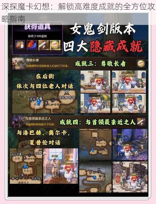 深探魔卡幻想：解锁高难度成就的全方位攻略指南