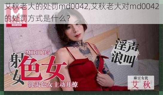 艾秋老大的处罚md0042,艾秋老大对md0042的处罚方式是什么？