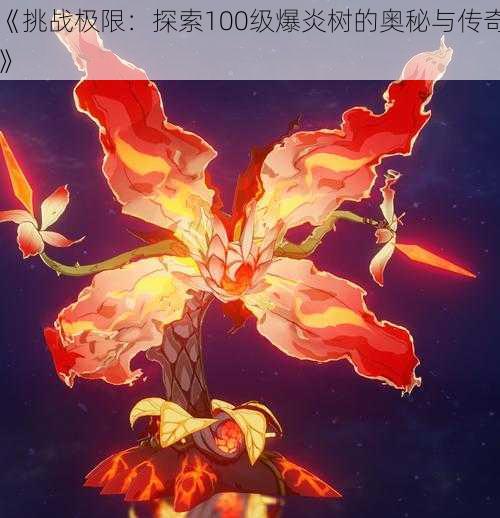 《挑战极限：探索100级爆炎树的奥秘与传奇》