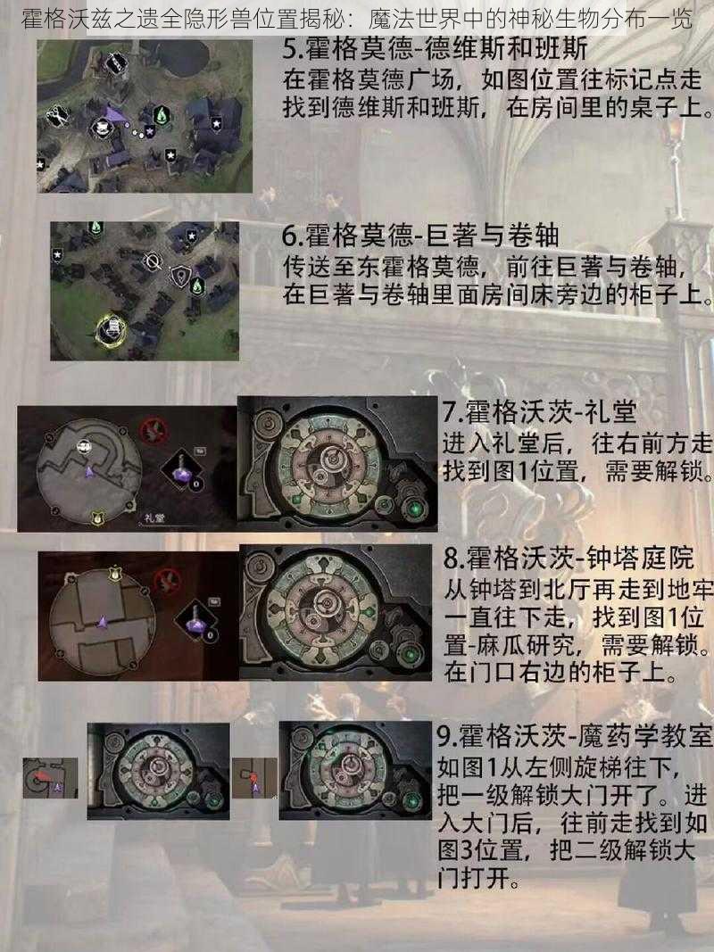 霍格沃兹之遗全隐形兽位置揭秘：魔法世界中的神秘生物分布一览