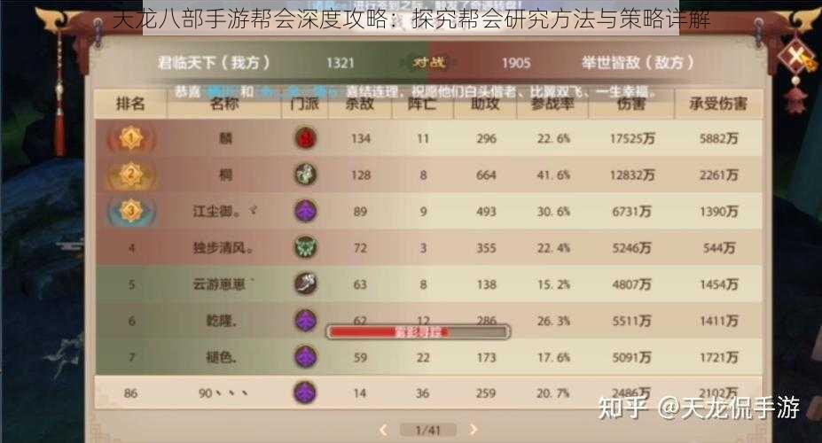 天龙八部手游帮会深度攻略：探究帮会研究方法与策略详解