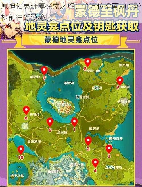 原神佑灵砾漠探索之旅：全方位指南助你轻松前往砾漠秘境