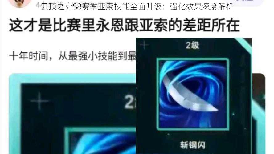 云顶之弈S8赛季亚索技能全面升级：强化效果深度解析